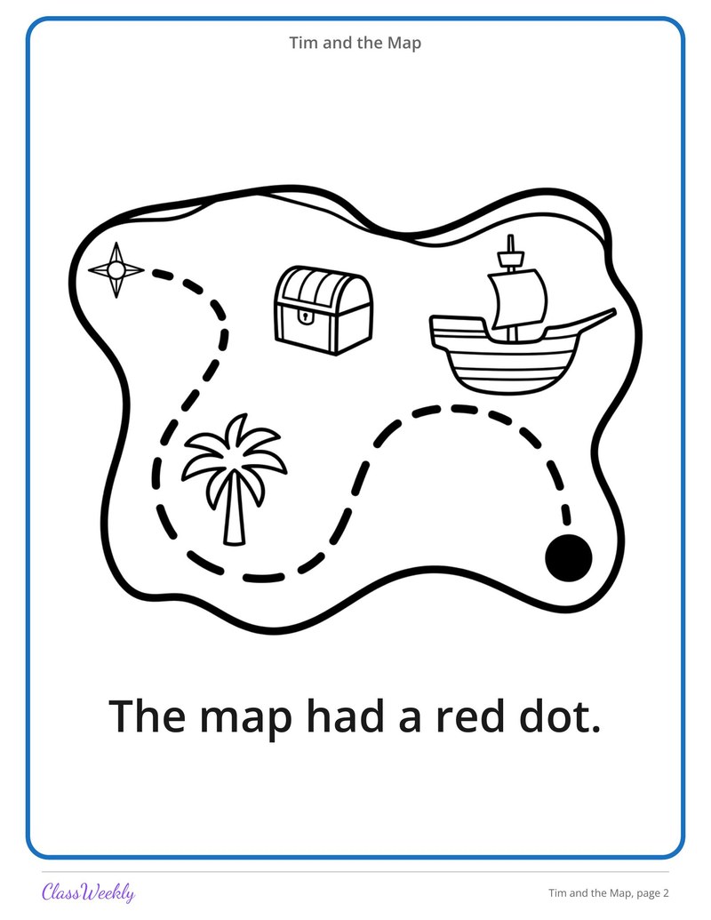 Tim and the Map: Short A and I Decodable Reader