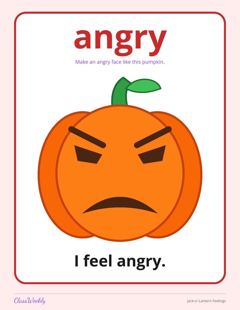 Jack-o'-Lantern Feelings Posters