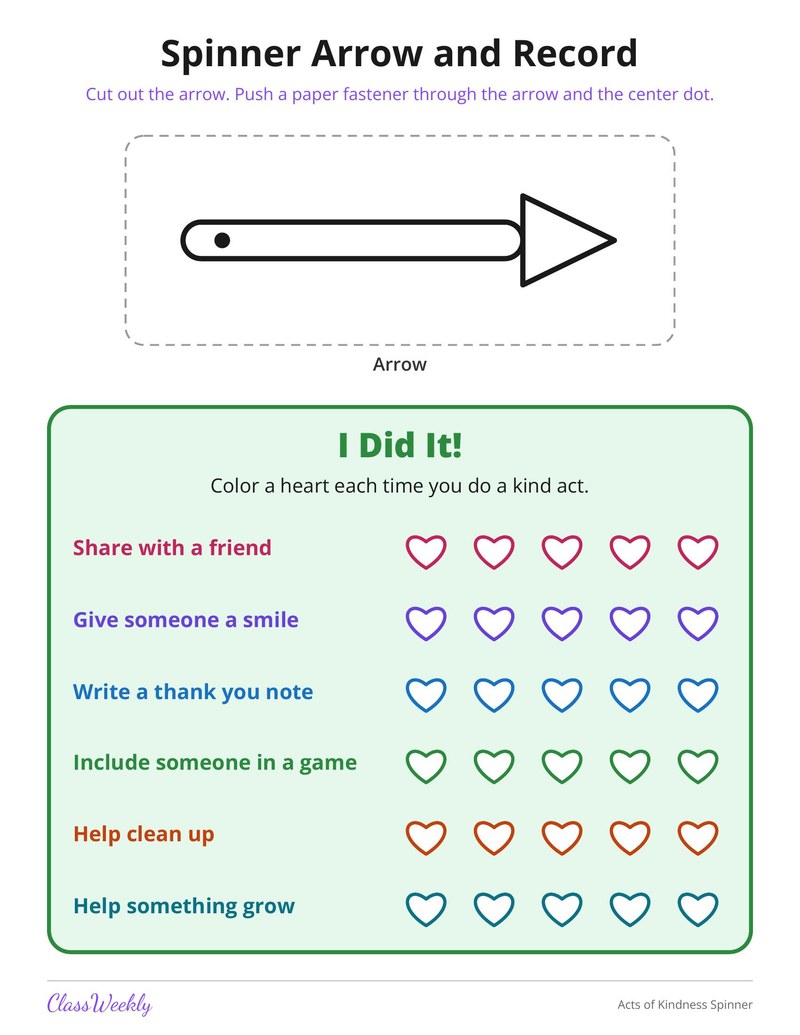 Acts of Kindness Spinner - Page 2
