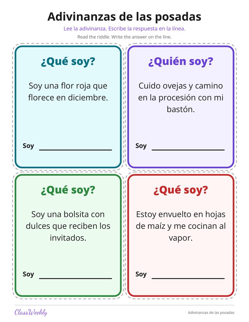 Adivinanzas de las posadas - Page 4