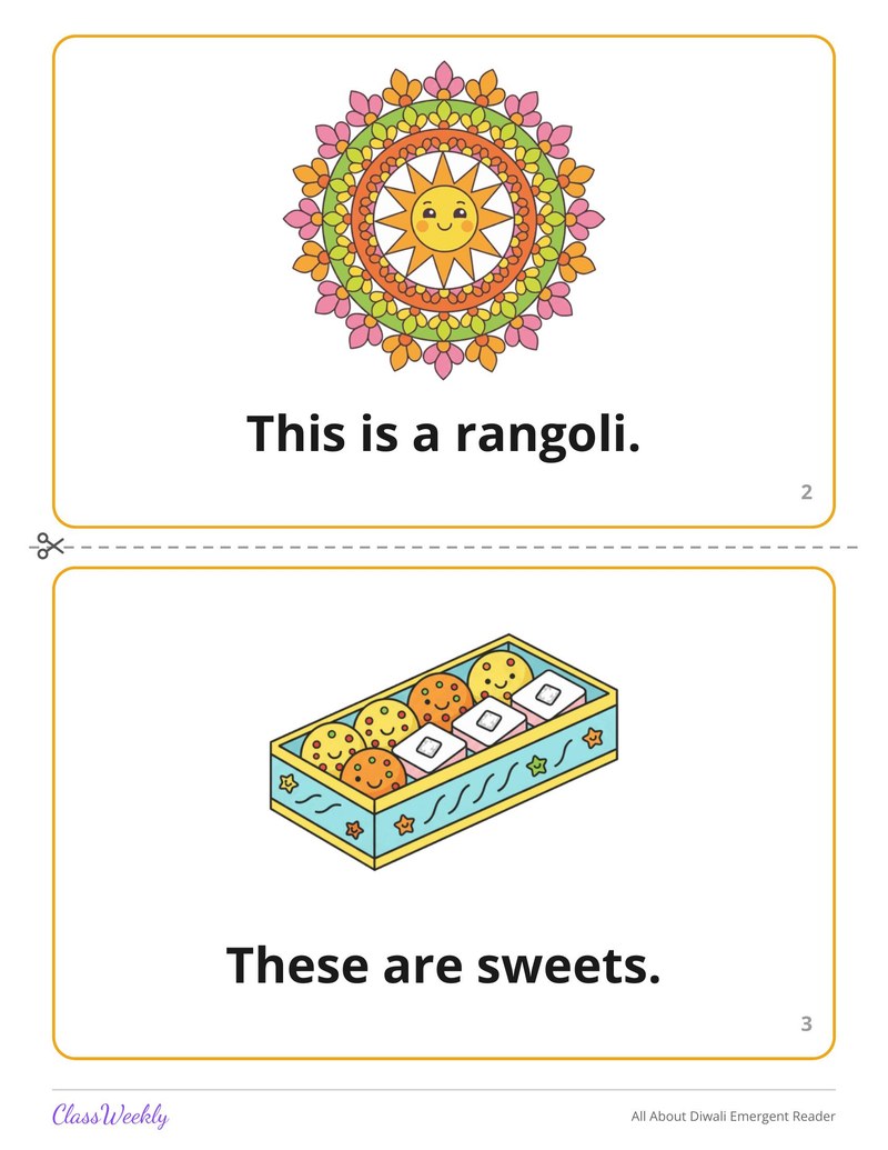 All About Diwali Emergent Reader