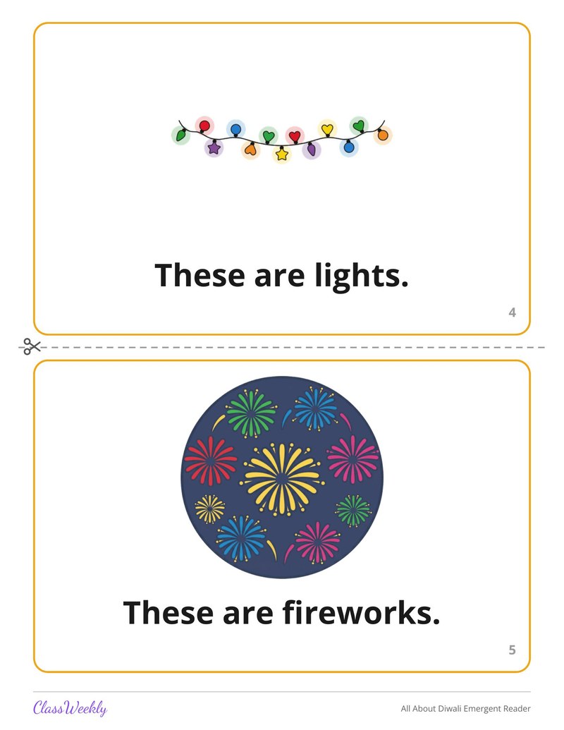 All About Diwali Emergent Reader