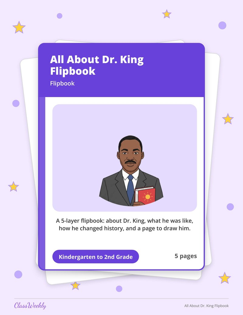 All About Dr. King Flipbook - Page 1
