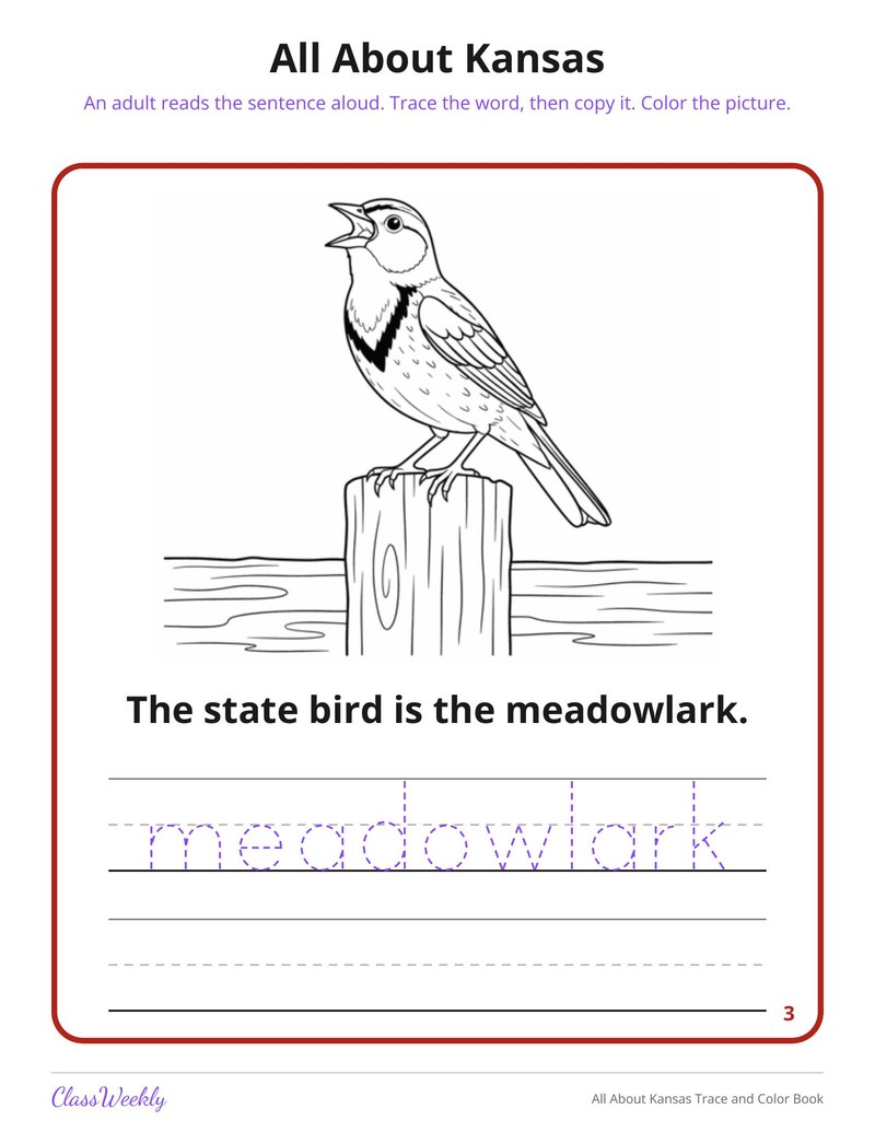 All About Kansas Trace and Color Book - Page 4