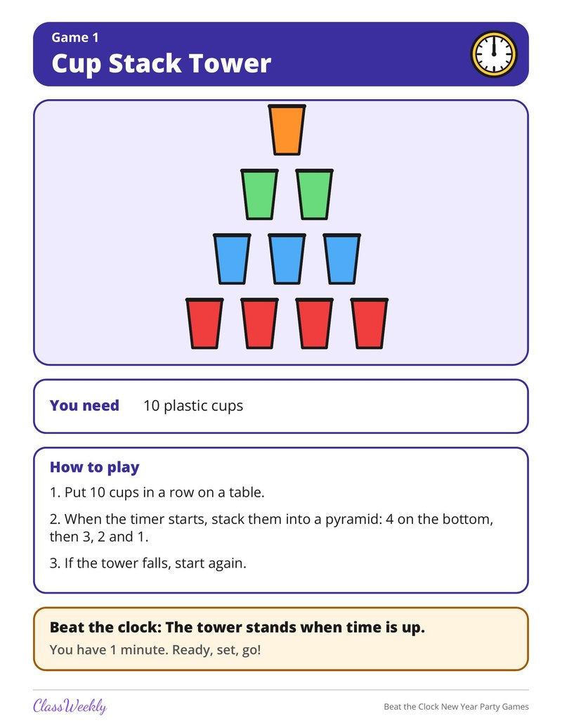 Beat the Clock New Year Party Games - Page 3