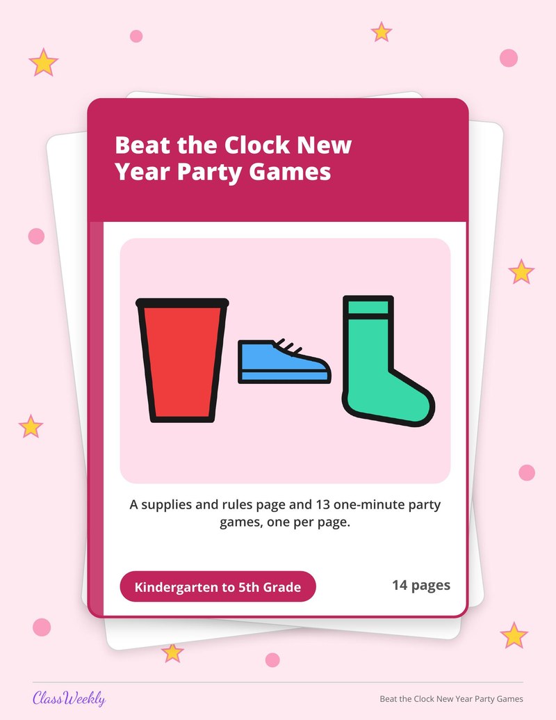 Beat the Clock New Year Party Games - Page 1