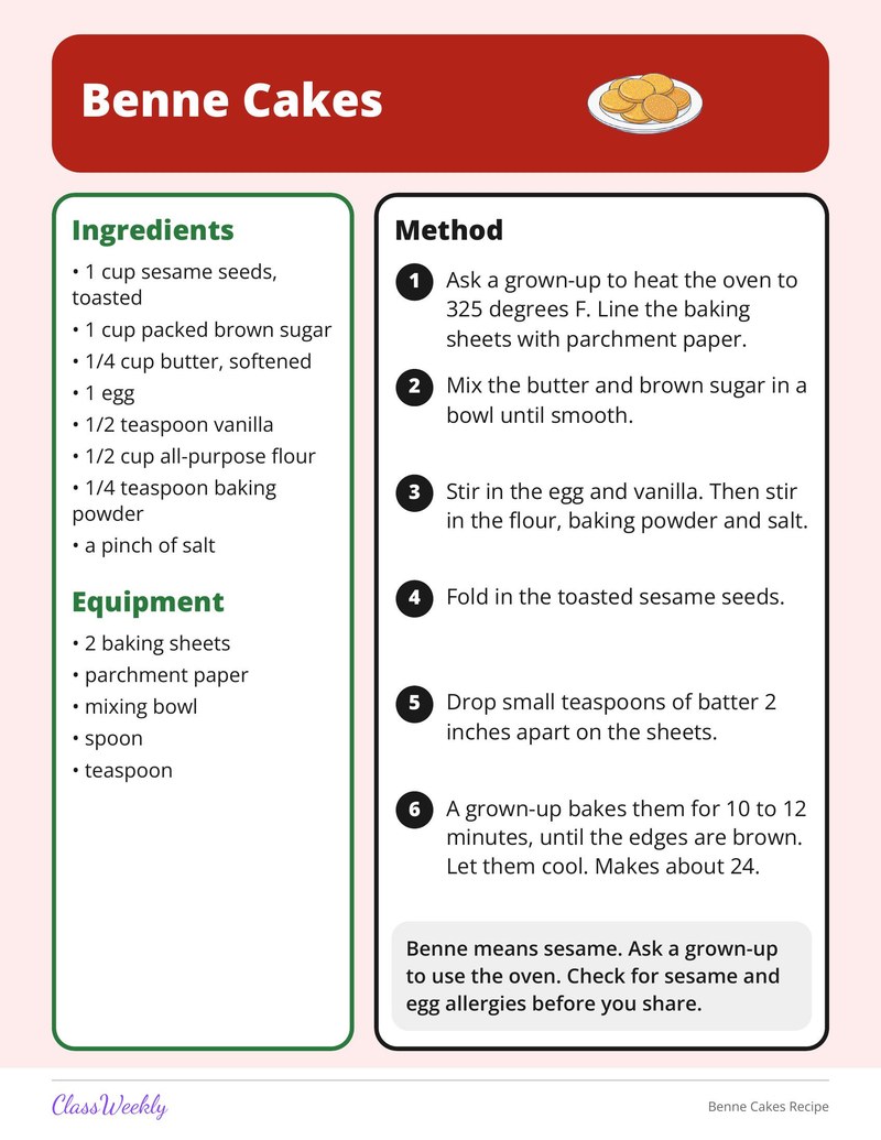 Benne Cakes Recipe