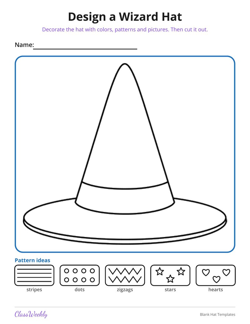 Blank Hat Templates - Page 2