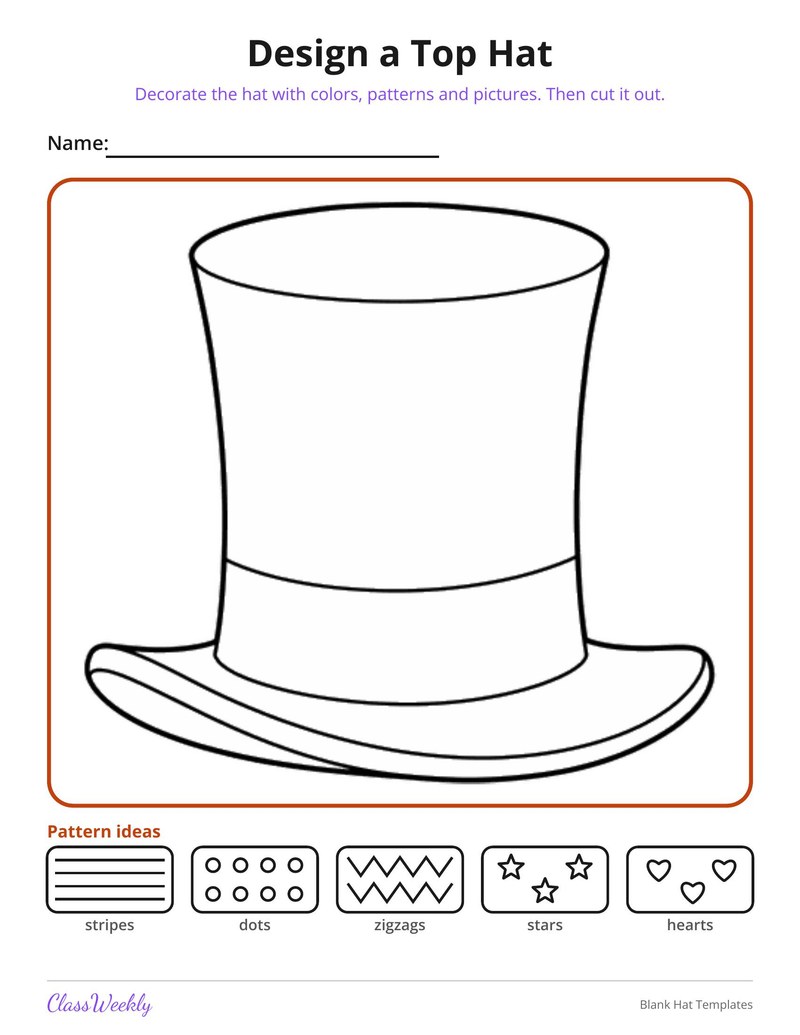 Blank Hat Templates - Page 4