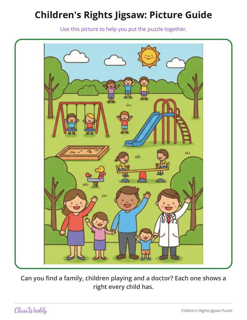Children's Rights Jigsaw Puzzle - Page 2