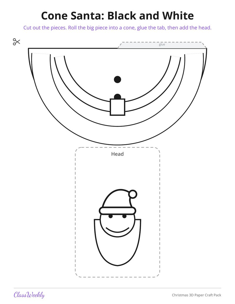 Christmas 3D Paper Craft Pack - Page 4