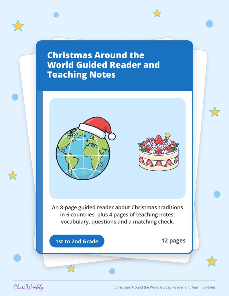 Christmas Around the World Guided Reader and Teaching Notes - Page 1