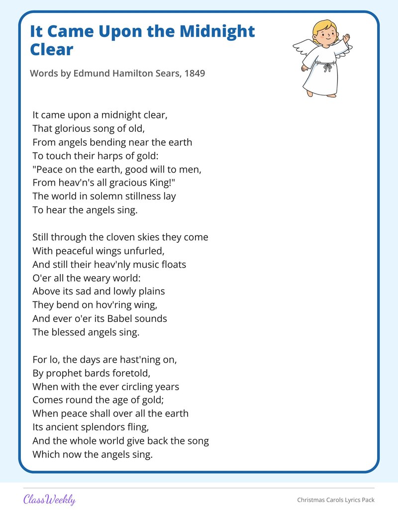 Christmas Carols Lyrics Pack - Page 4
