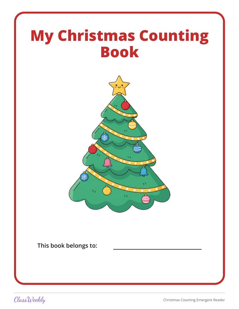 Christmas Counting Emergent Reader - Page 2
