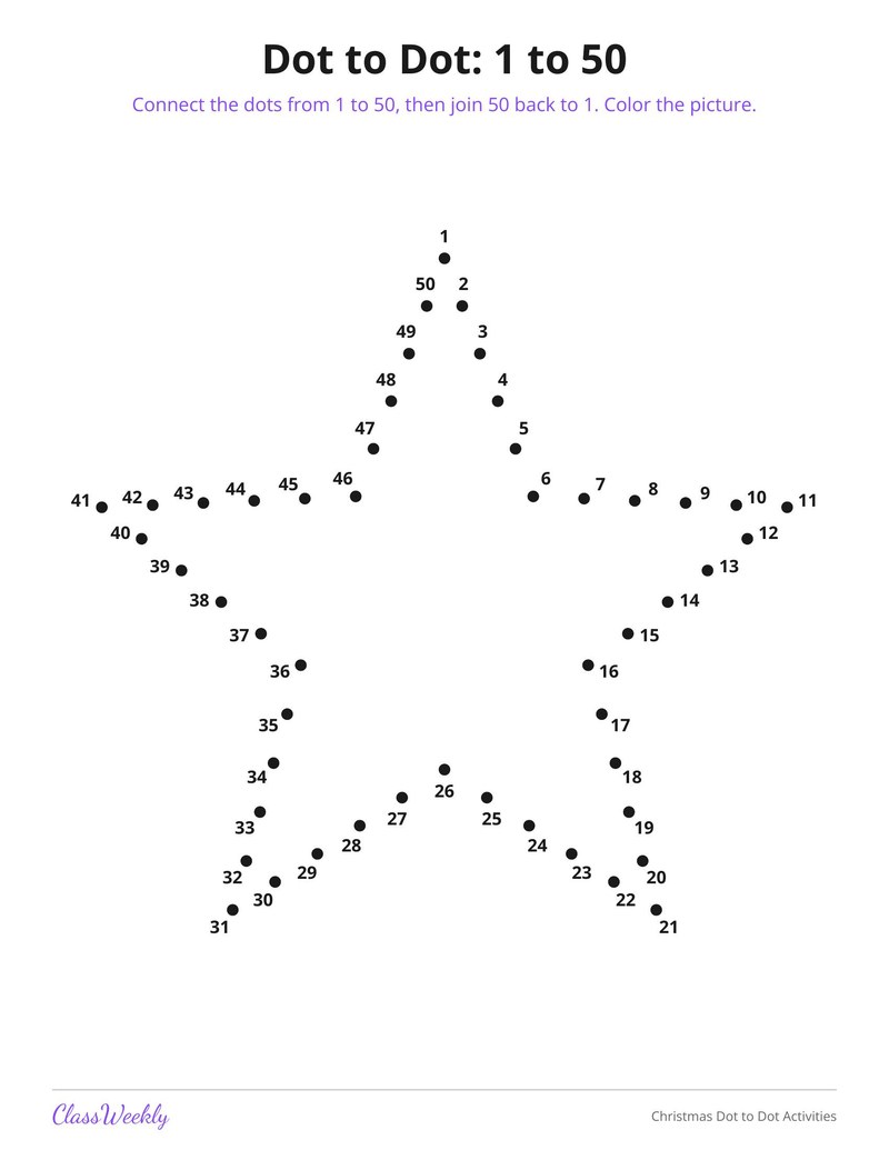 Christmas Dot to Dot Activities - Page 4