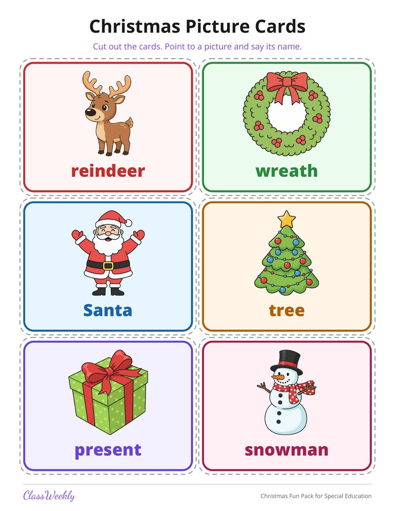 Christmas Fun Pack for Special Education - Page 2