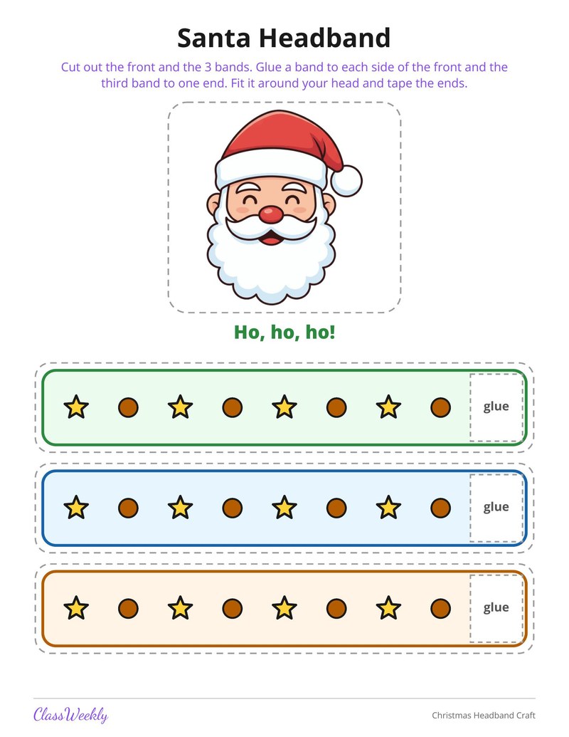 Christmas Headband Craft - Page 3