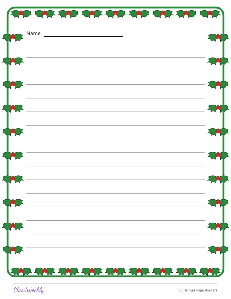 Christmas Page Borders - Page 2
