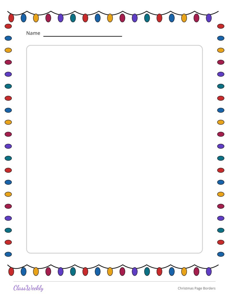 Christmas Page Borders - Page 3