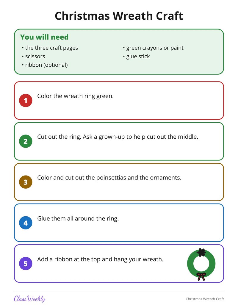 Christmas Wreath Craft - Page 2