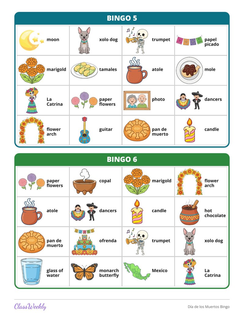 Día de los Muertos Bingo - Page 4