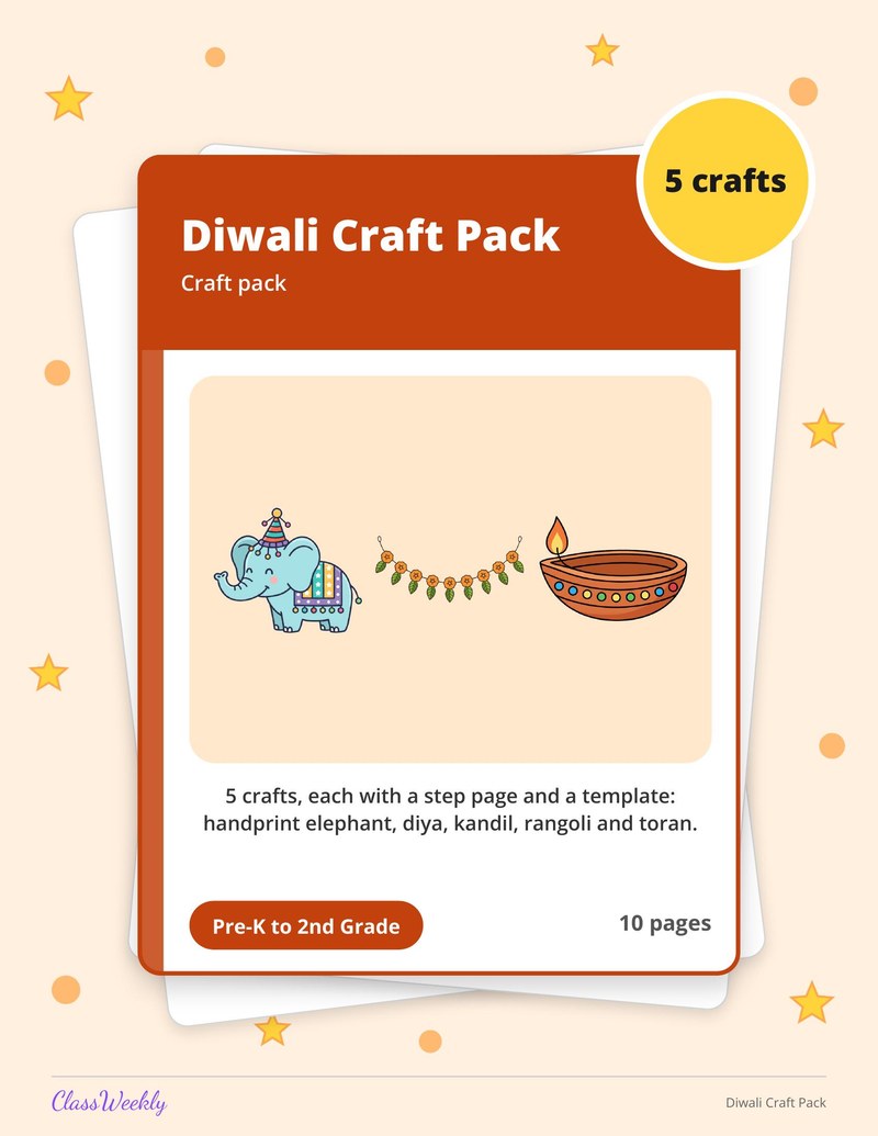 Diwali Craft Pack - Page 1