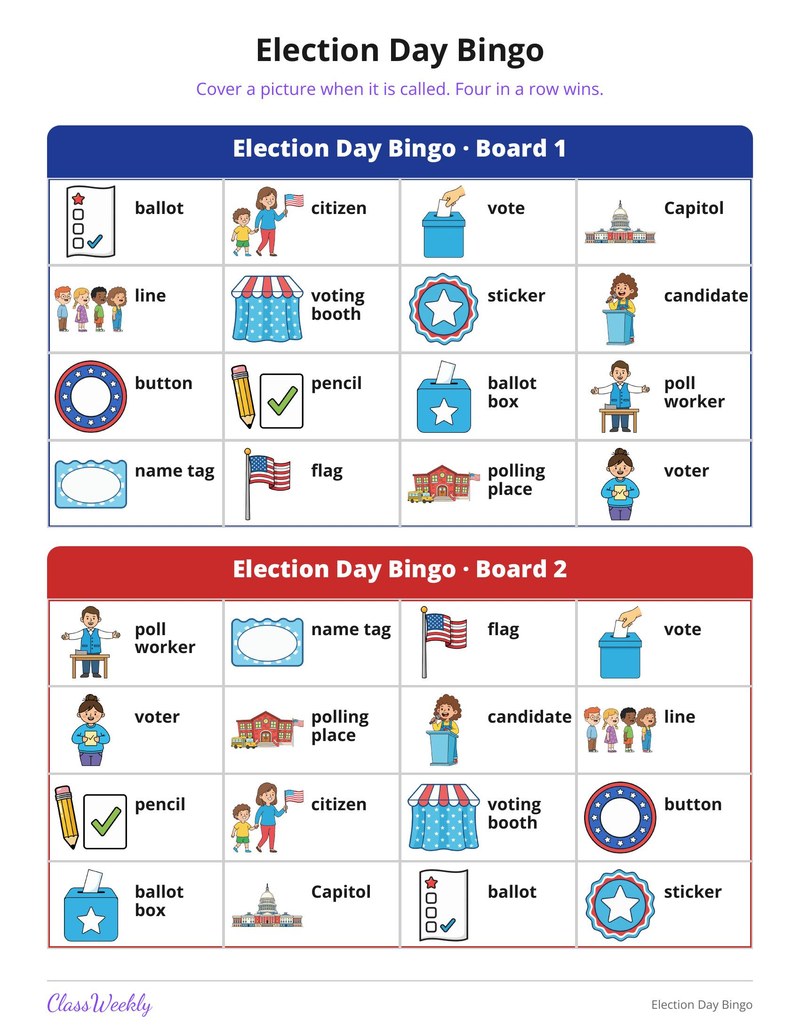 Election Day Bingo - Page 2