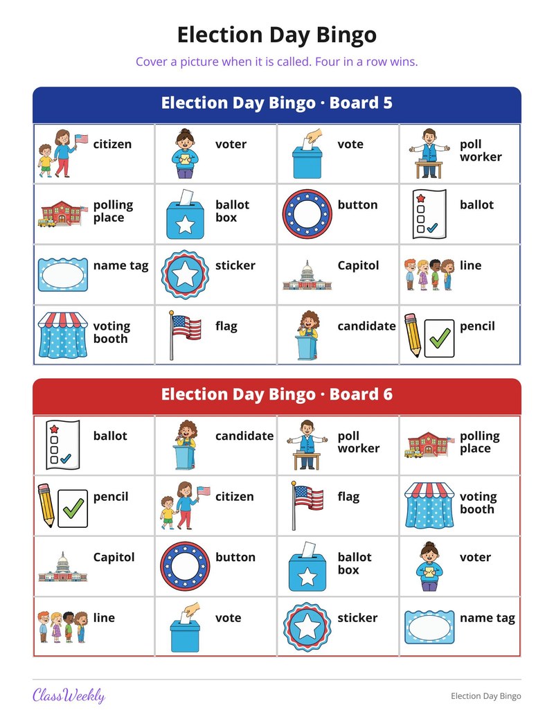 Election Day Bingo - Page 4
