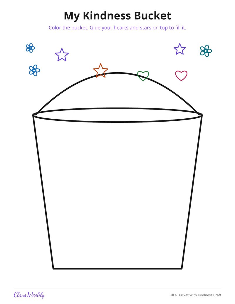 Fill a Bucket With Kindness Craft - Page 3