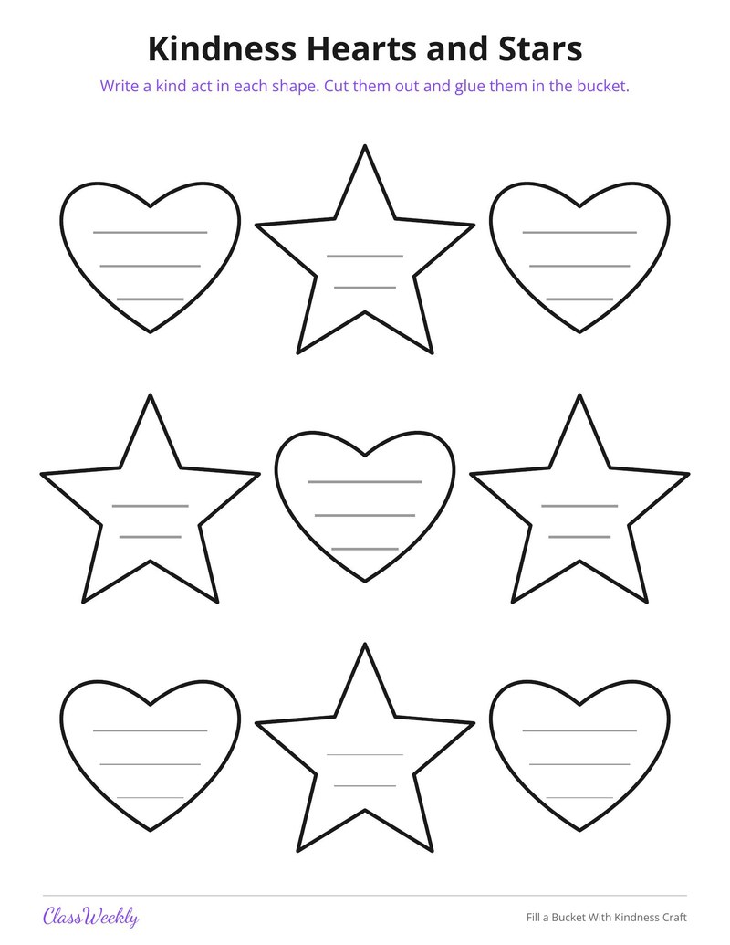 Fill a Bucket With Kindness Craft - Page 4