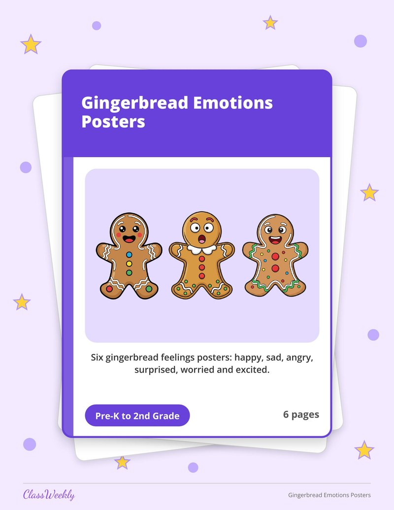 Gingerbread Emotions Posters - Page 1