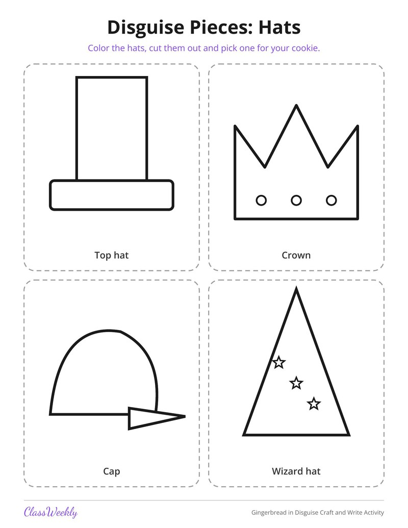 Gingerbread in Disguise Craft and Write Activity - Page 4