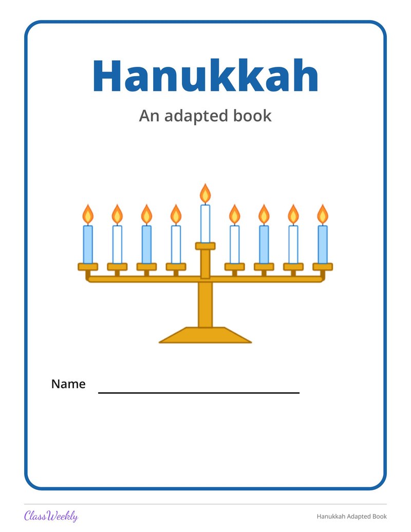 Hanukkah Adapted Book - Page 2