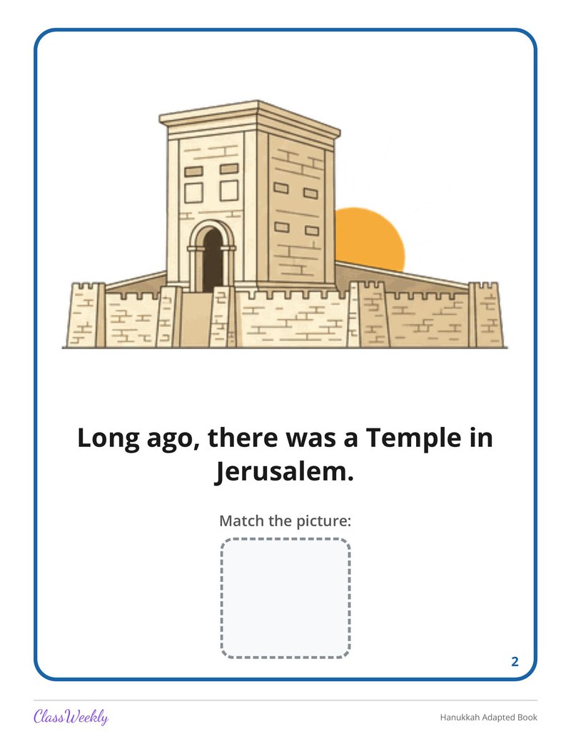 Hanukkah Adapted Book - Page 3