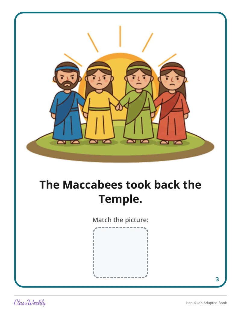 Hanukkah Adapted Book - Page 4