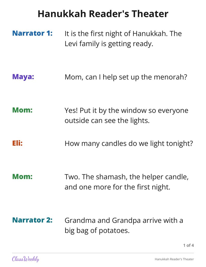 Hanukkah Reader's Theater - Page 3