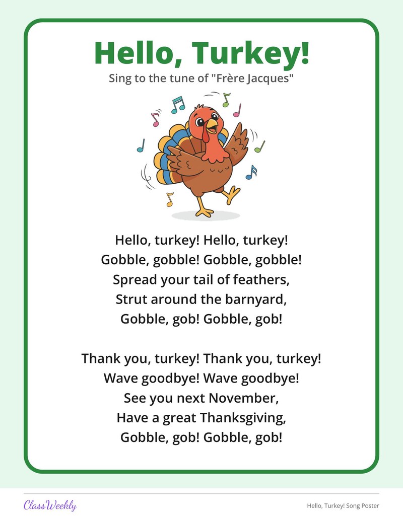 Hello, Turkey! Song Poster