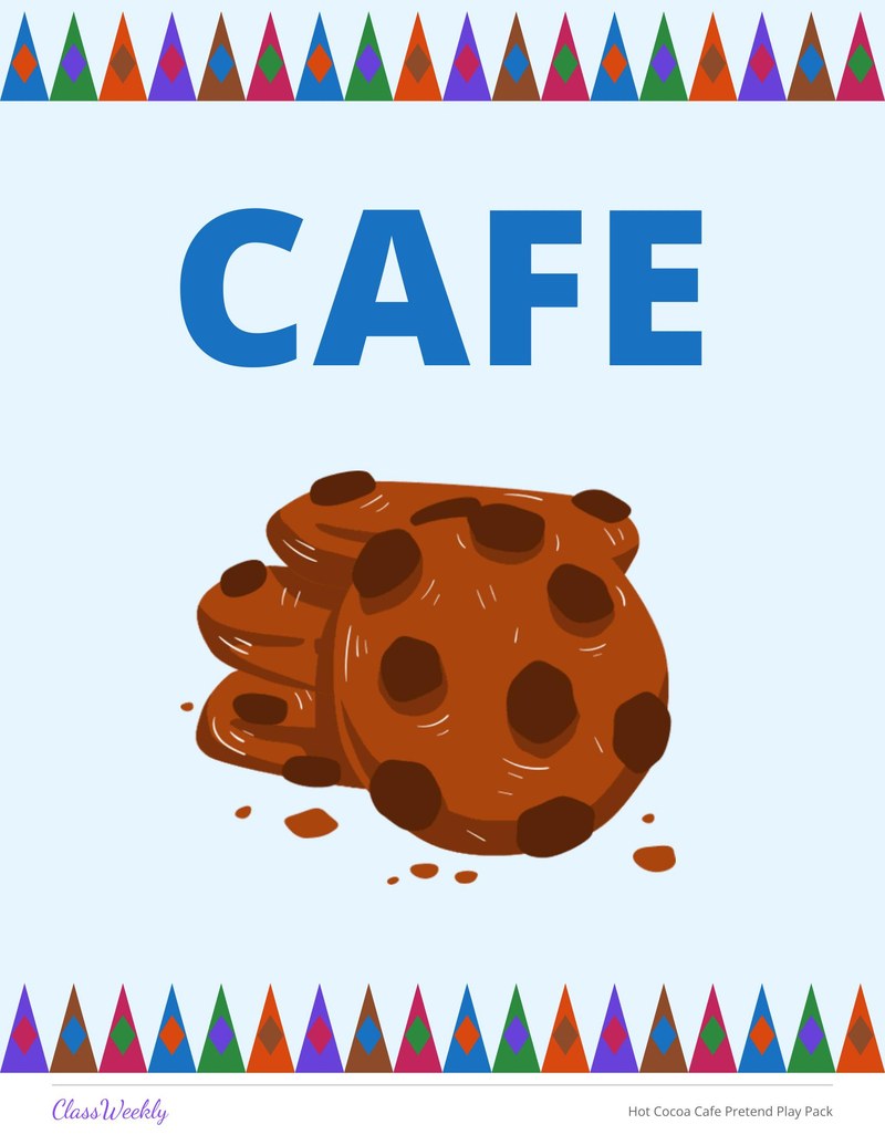 Hot Cocoa Cafe Pretend Play Pack - Page 4