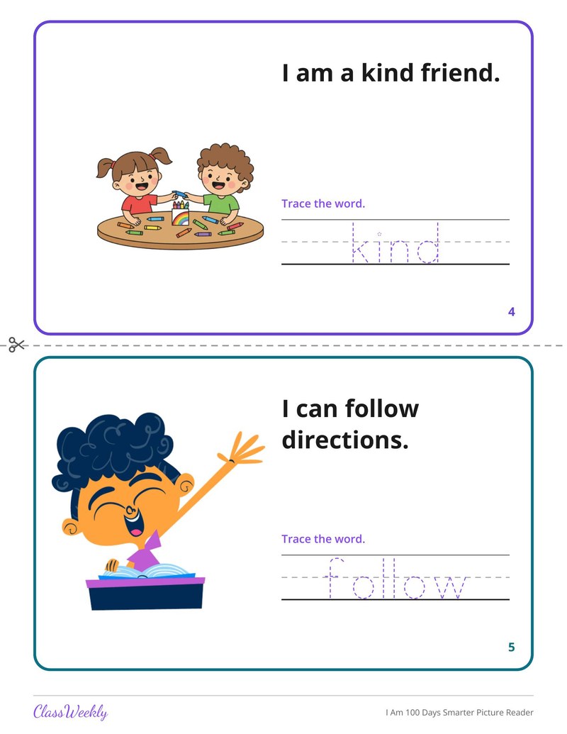 I Am 100 Days Smarter Picture Reader - Page 4