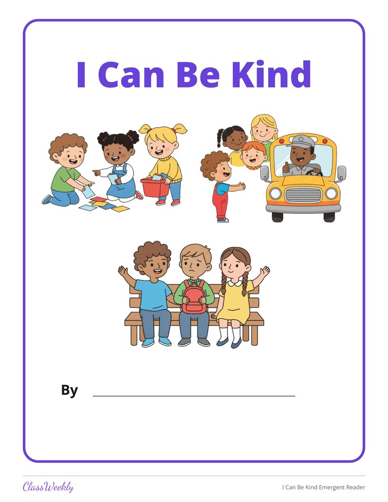 I Can Be Kind Emergent Reader - Page 2