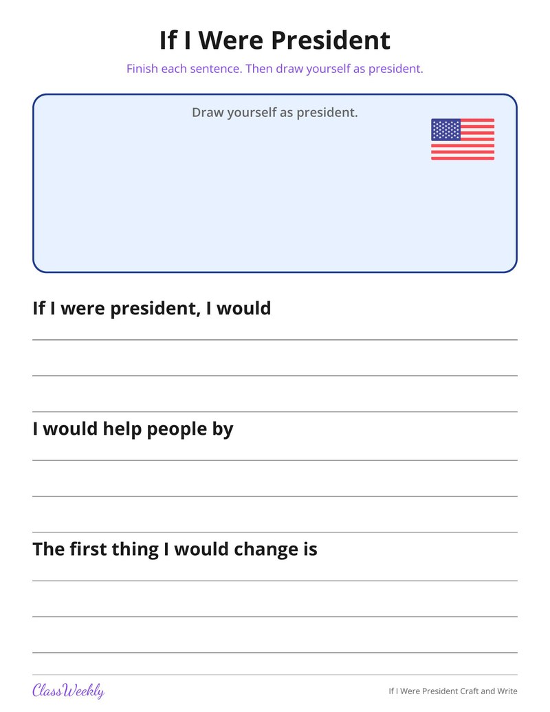 If I Were President Craft and Write - Page 4