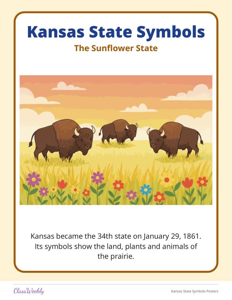 Kansas State Symbols Posters - Page 2