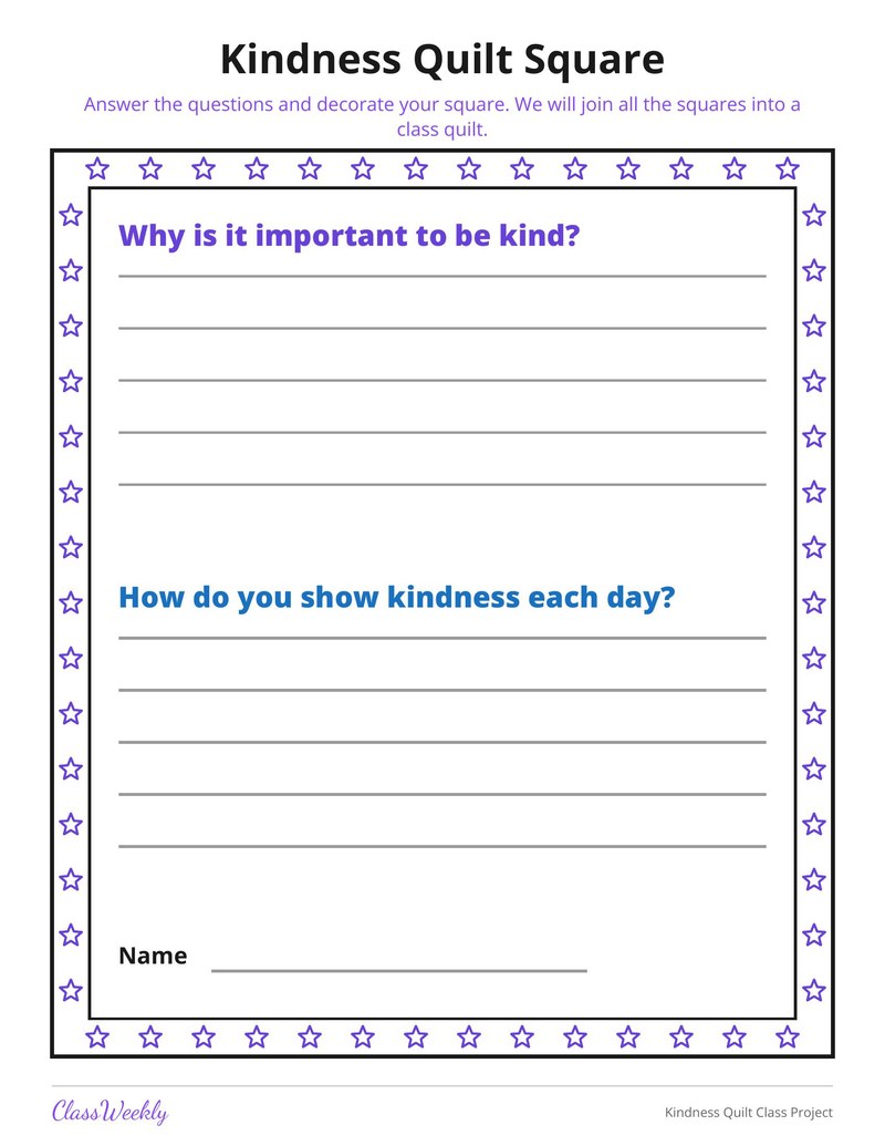 Kindness Quilt Class Project - Page 1