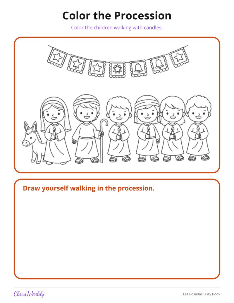 Las Posadas Busy Book - Page 2