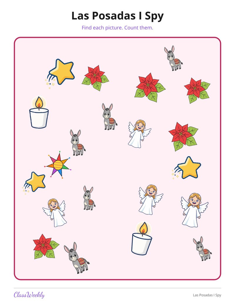 Las Posadas I Spy - Page 1