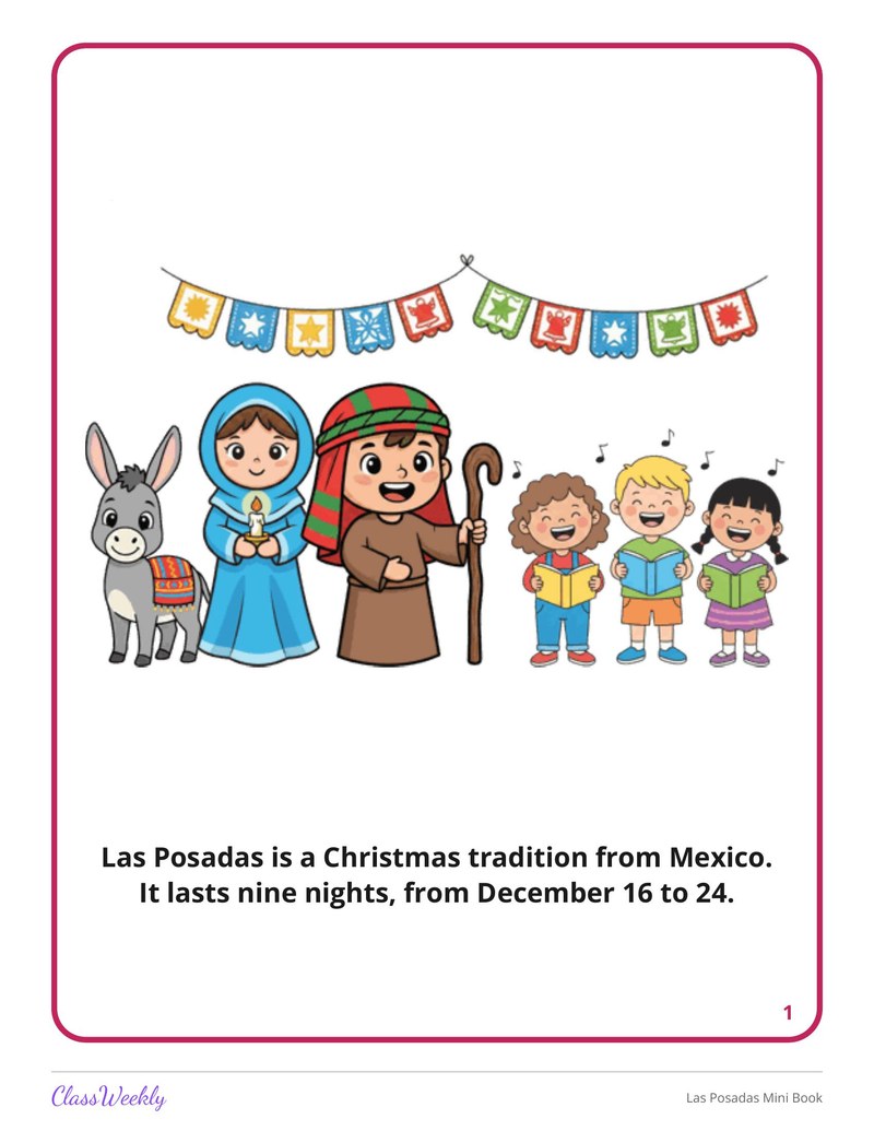 Las Posadas Mini Book - Page 2