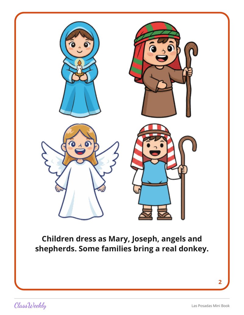 Las Posadas Mini Book - Page 3