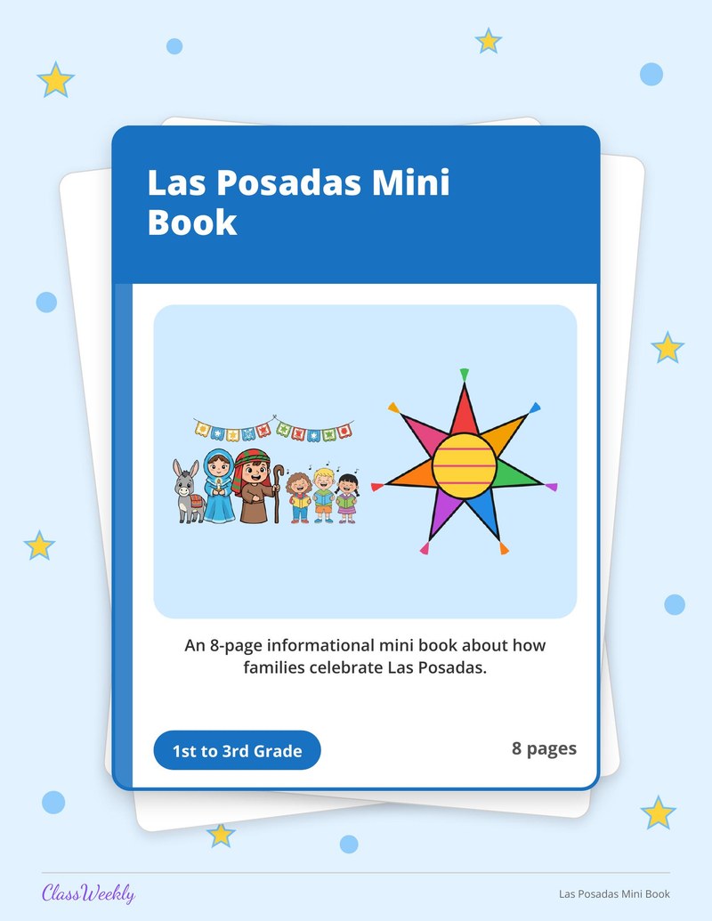 Las Posadas Mini Book - Page 1