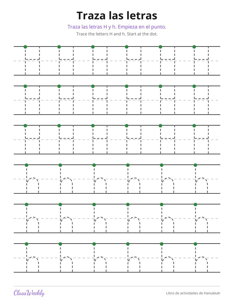 Libro de actividades de Hanukkah - Page 3
