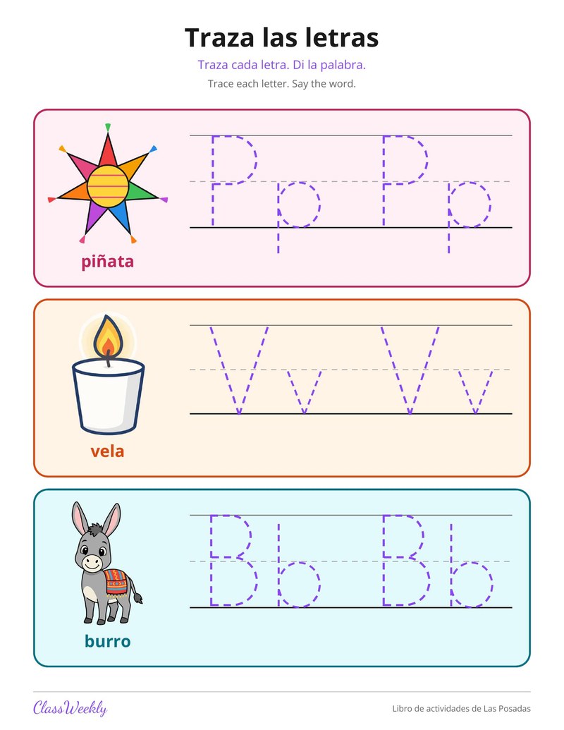 Libro de actividades de Las Posadas - Page 3